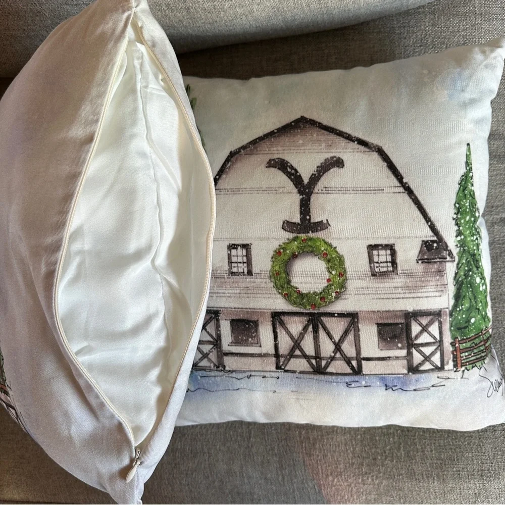 Yellowstone Dutton Decorative Throw Pillows with Inserts Set of 2